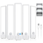 LinkMejor 8 Pollici Sensore di Movimento LED Lampada da Sotto Mobile Armadio 5 Pack Ricaricabile