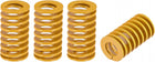 3D Printer Die Spring, 27mm OD 50mm Long 4pcs Spiral Stamping Light Load Compression Mould Die Springs for 3D Printer Electric Part, Yellow