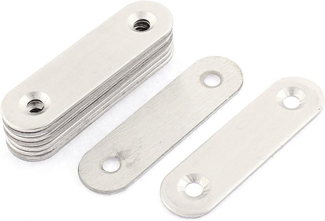 57mm x 16mm Flat Mending Plates Repair Joining Brackets 10PCS