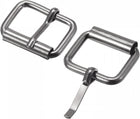 LinkMejor 20mm(0.79") Metal Roller Buckles for Belts Bags Straps DIY Dark Gray 15pcs