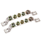 Terminal Block Connector Bar 5 Positions Single Row Ground Wire Bridge Design Electric Barrier Bar 2 Pcs