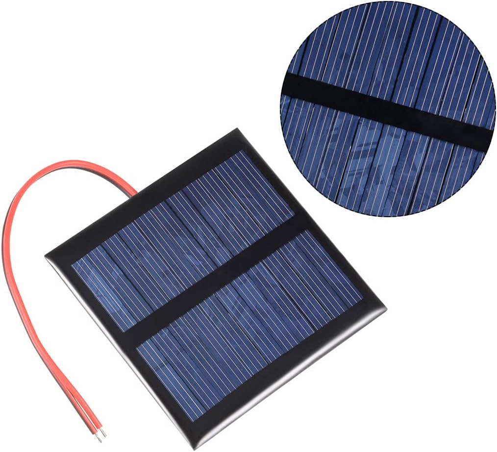 5Pcs 0.6W 5.5V Mały Mодуль Solarny DIY z 100mm Kablem