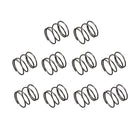 Compression Spring - 1.2mm Wire Dia, 20mm OD, 20mm Free Length Spring Steel Extension Spring,Black,10Pcs