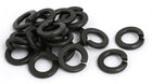 20pcs 7/16-inch Inner Dia Carbon Steel Split Lock Spring Washer Gasket Black