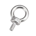 Lifting Eye Bolt M6 x 11mm Male Thread 304 Stainless Steel for Hanging, Pack of 2