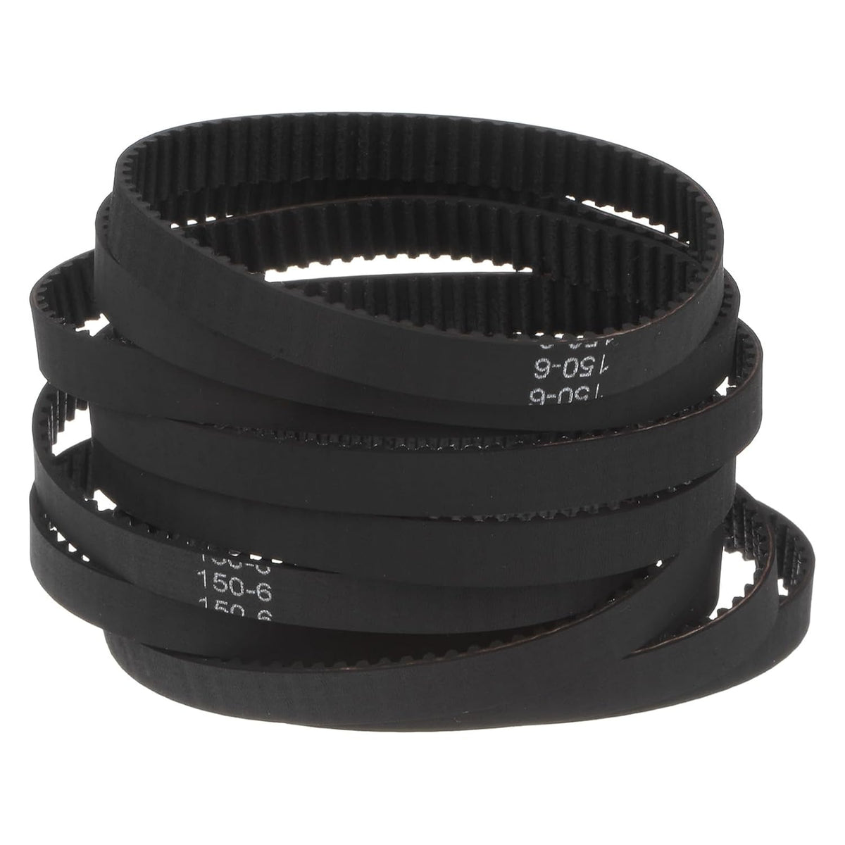 10pcs 2GT Timing Belt Closed Loop Rubber Belts 150-2GT-6, 6mm Width x 150mm Length, 3D Printer Timing Belt