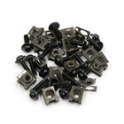 20 Pcs M6 Fairing Bolts Kits Fastener Clips Screw Spring Nuts for Motorcycle