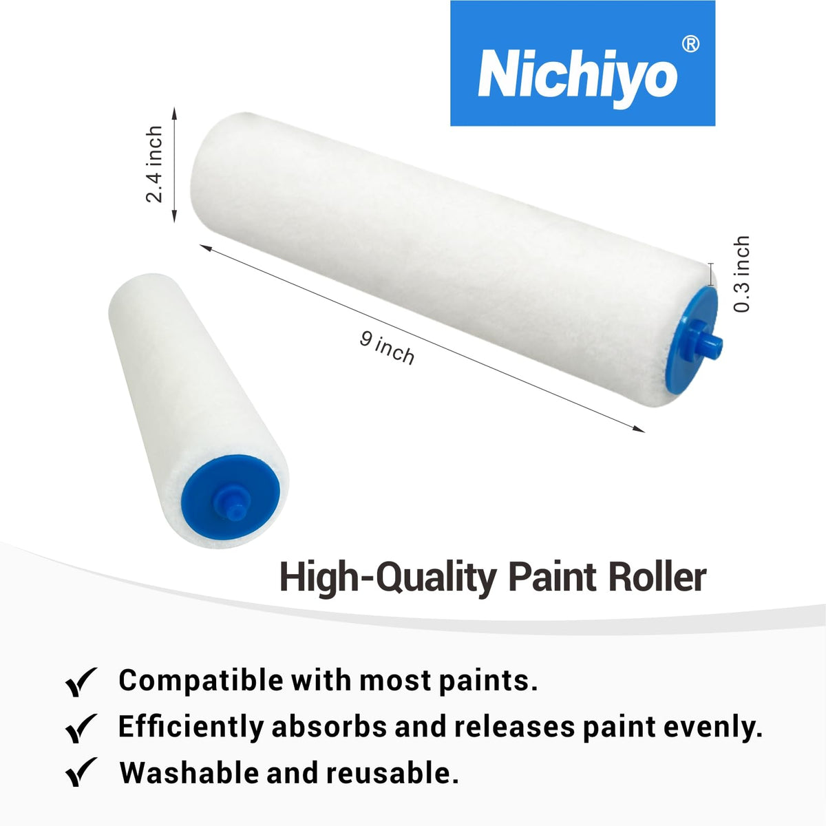 LinkMejor 10" Rroller de Pintura para Techo con Escudo - Antigoteo, Cabeza Ajustable