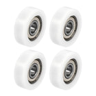 608ZZ Ball Bearing Guide Pulley Roller Round Wheel 8x30x10mm Double Metal Shielded (GCr15) Chrome Steel Bearings 4pcs