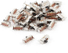55 Pcs 4Pin PCB Mount 3 Position SP3T Horizontal Mini Slide Switch