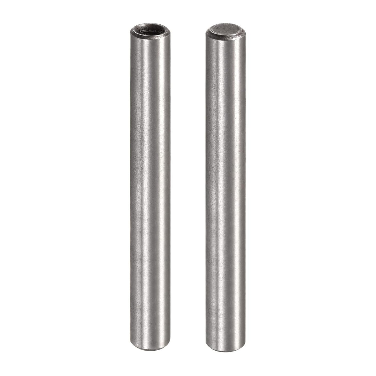 M5 Internal Thread Dowel Pin 2pcs 8x90mm Chamfering Flat Carbon Steel Cylindrical Pin Bed Bookshelf Metal Devices Industrial Pins