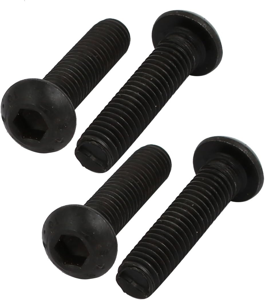 4pcs M6x25mm 10.9 Grade Left Hand Thread Bolt Lock Screw for Drill Chuck