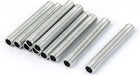 Lamp Pipe Nipple, M10 Thread 70mm Length Hollow Lamps Repair Part Hardware for Lamp Lights, Zinc Alloy Silver Tone, Pack of 10