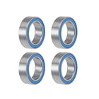 MR128-2RS Deep Groove Ball Bearings 8mm Inner Dia 12mm OD 3.5mm Bore Double Sealed Chrome Steel Blue Seal Z2 4pcs