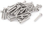 M3x19mm Stainless Steel Head Bolts Phillips Machine Screws 50pcs