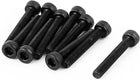 10 Pcs RC Model Car Part M3 X 20mm Metric Hex Socket Countersunk Flat Head Screw Bolts Black