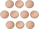 Wood Button Top Plugs 13/16 Inch Cherry Hardwood Furniture Plugs 50 Pack