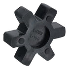 L099/L100 Jaw Coupling Insert, Flexible Solid Type NBR Rubber Jaw Coupling Center Inserts for L Jaw Coupling L-Jaw Coupler Set, Black