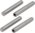 304 Stainless Steel M6 Female Thread 10mm x 70mm Cylindrical Dowel Pin 4pcs
