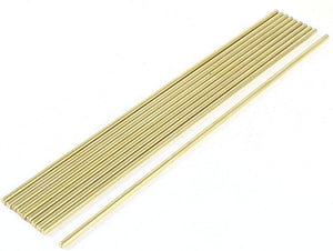 10 Pcs Car Helicopter Model DIY Brass Axles Rod Bars 3mm x 190mm