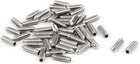 M3 x 10mm Cone Point Hex Socket Set Grub Screw Silver Tone 50 Pcs