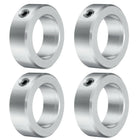 4pcs Set Screw Collars 1-1/2" Bore, Aluminum Shaft Collars, 2-1/4" OD and 3/4" Thickness, Set Screw Clamp Collar, Stop Collar for Linear Rod Shaft Guide