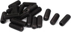 3/8 Inch x 1 Inch 16 Thread Count Cup Point Head Hexagon Socket Set Grub Screws 20 Pcs