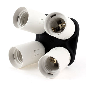 a13071100ux0511 E27 to E27 Light Lamp Bulb Holder Socket for Splitter Adapter