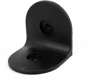 Furniture Plastic Round End Right Angle Bracket Fastener 50mm x 50mm