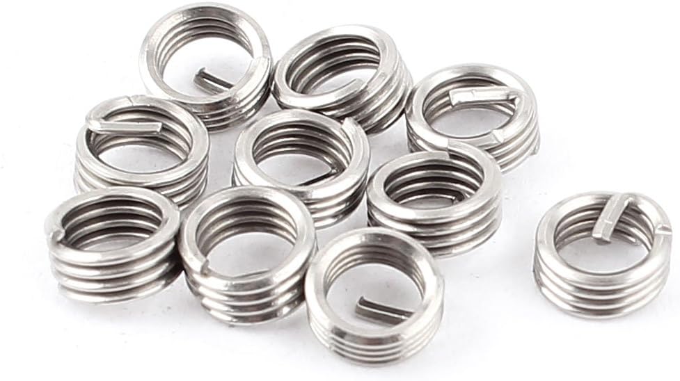 M4 x 0.7mm x 1D V-Coil Wire Helicoil Thread Repair Inserts 10Pcs