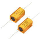 2 Pcs Aluminum Case Resistor 5W 33 Ohm Wirewound for LED Replacement Converter 5W33RJ