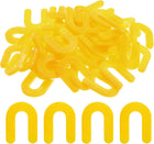 300Pcs Horseshoe Shim Tile Spacers 5mm 3/16 Inch U Shape Plastic Wall Floor Tile Spacers for Tile Leveling, Yellow