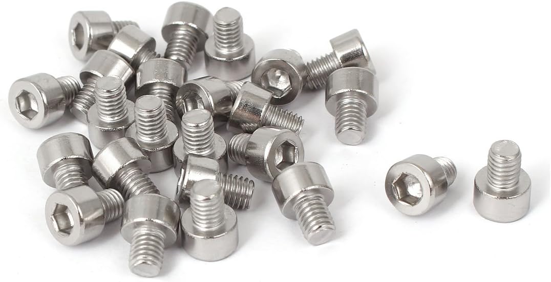 M5x6mm 316 Stainless Steel Metric Hex Socket Head Cap Screws Fasteners 25 Pcs