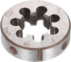 Round Threading Dies, 1-16 UNS Thread (Right Hand), Alloy Tool Steel Screw Cutting Die Repair Tool