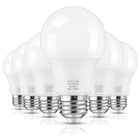 LänkMejor A19 LED-lampor, 60W ekvivalent 5000K dagljusvit 6-packs