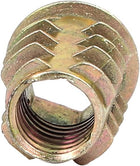 M10x20mm Interface Hex Socket Threaded Insert Nuts 15pcs for Wood Furniture
