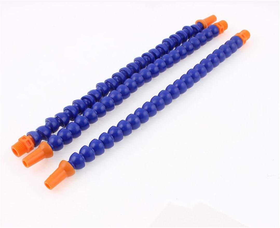 Flexible Plastic Lathe CNC Water Oil Coolant Pipe Hose 30cm 3Pcs