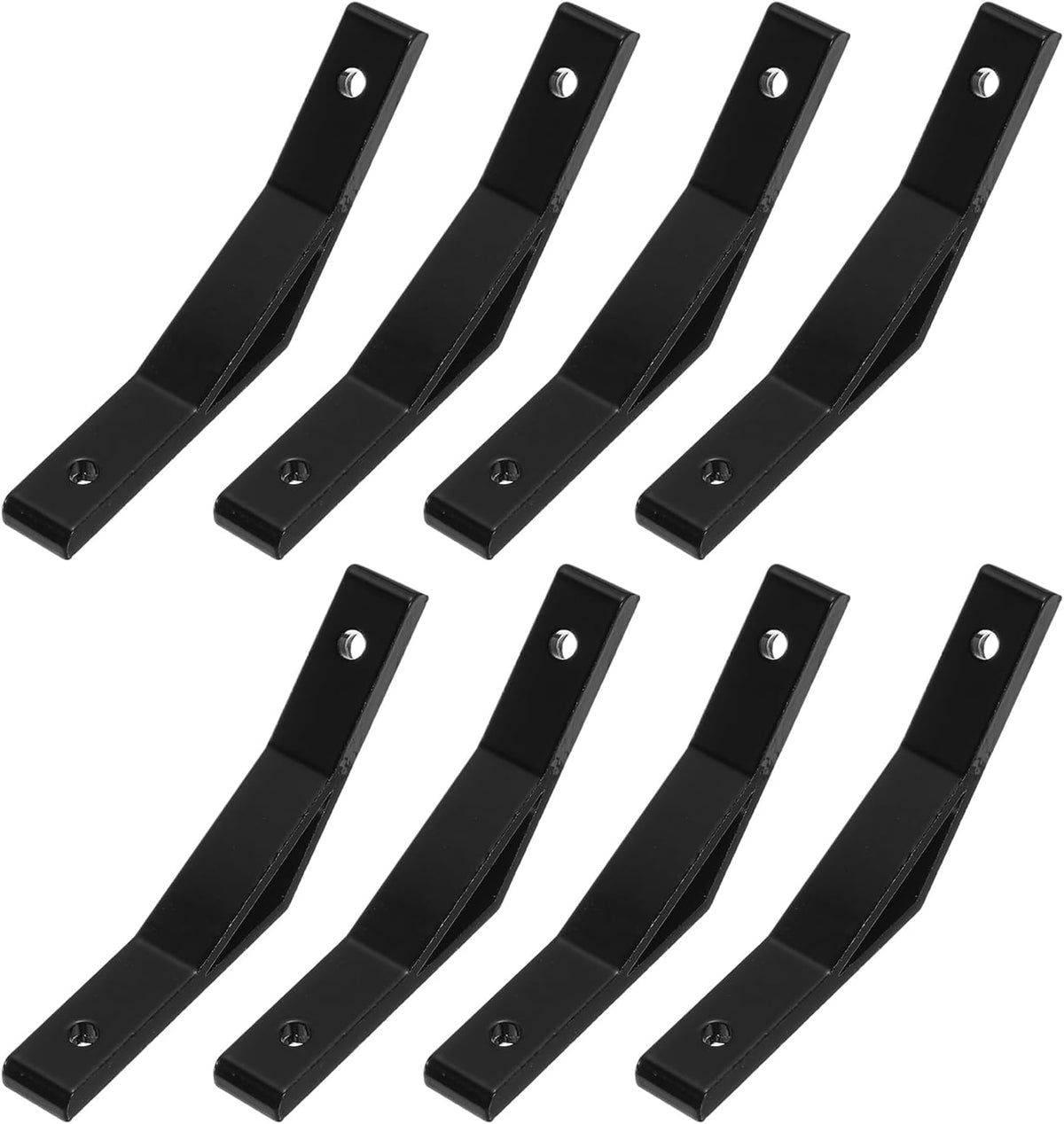 8Pcs 135 Graders Aluminium Profil Hjørnebrytere, Hjørnebrace Forbindelsesbrytere for 3030 Serien (Sort)