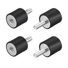M6 Male Female Rubber Mounts,Vibration Isolators,Shock Absorber 20mm x 20mm 4pcs