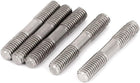 M5x30mm 304 Stainless Steel Double End Threaded Stud Screw Bolt 5Pcs