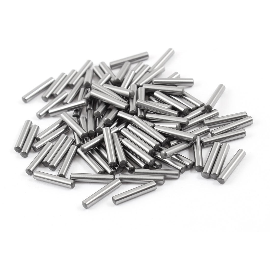 a14070400ux1136 100 Pcs 3mm x 15.8mm Parallel Dowel Pins Fasten Elements Silver Tone, 304 Stainless Steel (Pack of 100)