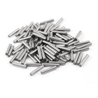 a14070400ux1136 100 Pcs 3mm x 15.8mm Parallel Dowel Pins Fasten Elements Silver Tone, 304 Stainless Steel (Pack of 100)