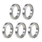 6703ZZ Deep Groove Ball Bearings Z2 17mm x 23mm x 4mm Double Shielded Chrome Steel 5pcs
