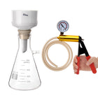 LinkMejor 500mL Buchner sildefiltreringskit med vacuumpumpe