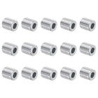 15pcs Aluminum Spacer 5mm Bore x 10mm OD x 12mm Length Screw Standoff Bushing Plain Finish Round Metal Spacer for M5 Screws Bolts and Rods