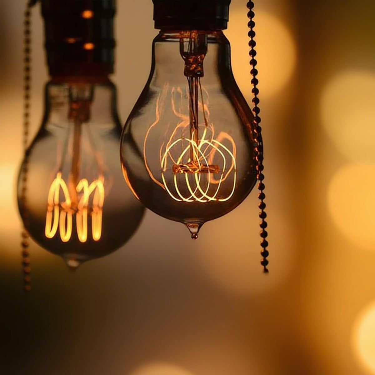 LinkMejor A60 Edison Bulbi 60 Watt Lampadine Incandescenti Regolabili, 6 Confezione
