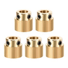 Brass Drive Gear Extruder Wheel 40 Teeth 5mm Bore 5pcs