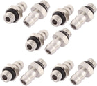 M5 Male Thread to 4mm Pneumatic Tube Hose Mini Barb Fittings 10 Pcs