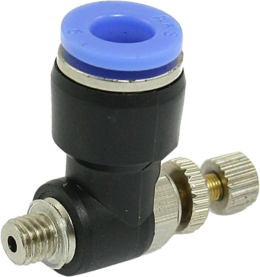 6mm Conector Întrebuințat 5mm Filet Controler Viteză Pneumatic Aer Vantilă 2 Pcs