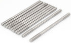 M8 x 150mm Tight Adjustable Push Double End Thread Stud Teeth Rod 10pcs